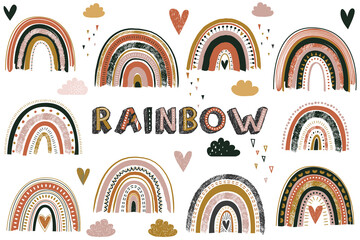 Cute Colorful Rainbow Collection Set