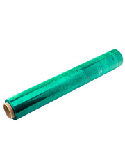 green stretch film for packing things and suitcases