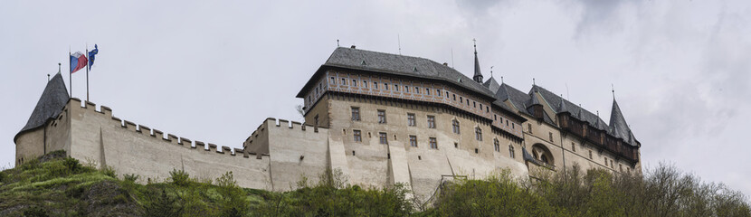 Karlštejn Castle czech panorama