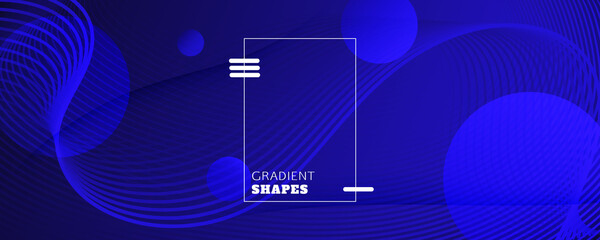 Blue Futuristic Background. Flow Lines Texture. 