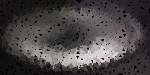 Light gray vector abstract triangle pattern.