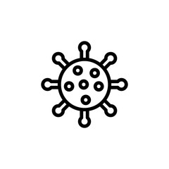 COVID-19, coronavirus icon. Simple line, outline vector elements of viral pandemic icons for ui and ux, website or mobile application