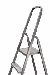 Step-ladder for repair work. Iron staircase