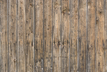Naklejka premium Natural brown barn wood wall. Wall texture background pattern.