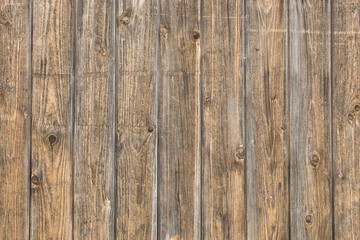 Naklejka premium Natural brown barn wood wall. Wall texture background pattern.