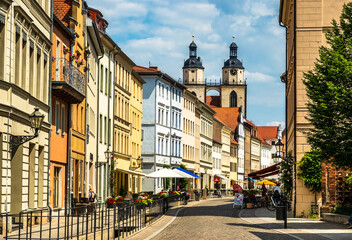 old town of Wittenberg in Germany