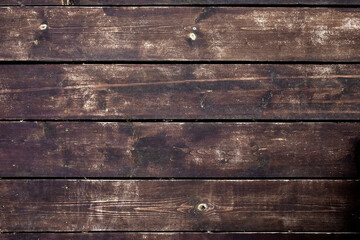 Wood texture. Old brown wooden background. Natural dark board.