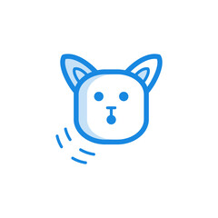 Vector cat fur allergen