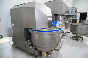 Commercial bread making equipment for mixing dough