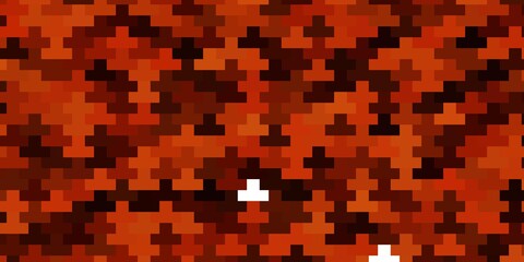 Dark Orange vector texture in rectangular style. Abstract gradient illustration with rectangles. Pattern for business booklets, leaflets