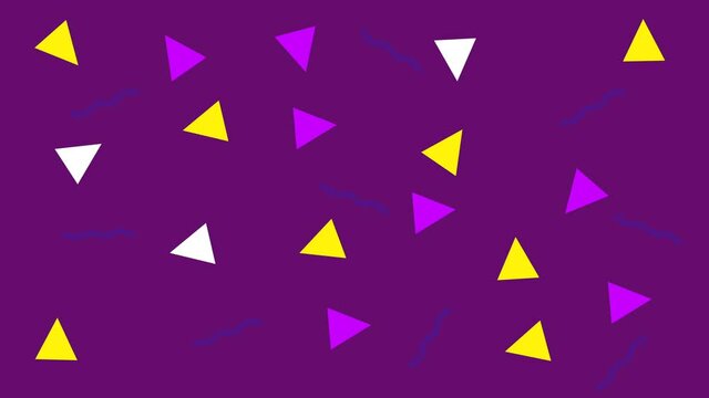 Memphis style patterns Minimalistic cover footage 3d minimal motion design minimalistic cover footage 4k
