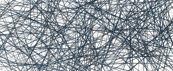 Abstract fractal background with various color lines. illustration technology.
