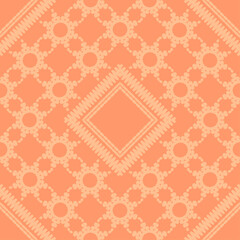 Seamless background with stitch embroidery. Ethnic pattern. Vector illustration for web design or print.