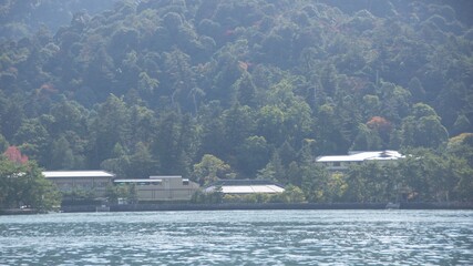 Great Torii of Miyajima Island under construction