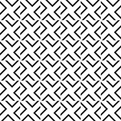 Seamless abstract geometric pattern with elements of cross