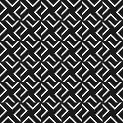 Seamless abstract geometric pattern with elements of cross