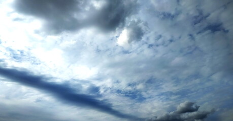 blue sky with clouds