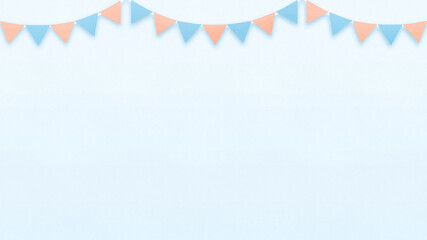 立体的なガーランドの壁紙