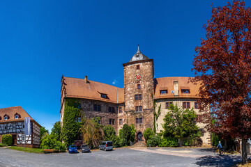 Fototapeta na wymiar Burg, Schlitz, Hessen, Deutschland