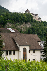 Fototapeta na wymiar view of the EFG Bank von Erns Bank headquarters in Vaduz in Liechtenstein