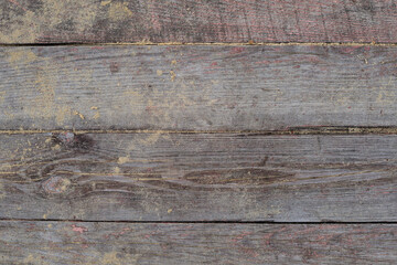 Wood texture with peeling paint in  warms colors