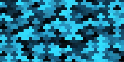 Dark BLUE vector background with rectangles. Modern design with rectangles in abstract style. Template for cellphones.