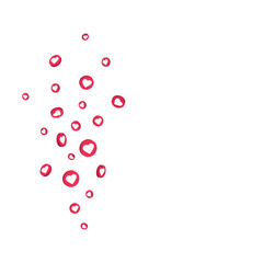 Like icons flying on white background. Social media elements composition. Counter notification border. Social network. Comment and follower symbol. Emoji reactions. Vector illustration