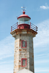 Lighthouse in Foz of Douro, Portugal