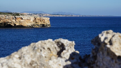 the Cales Verges de Manacor on the island Mallorca, Spain, in the month of January