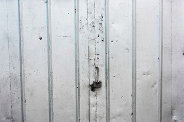 aluminum, metal, grunge, gray background with a lock