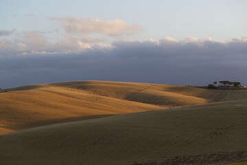 View of the Tuscan countryside