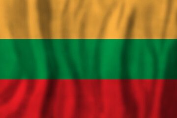 Lithuania concept with Lithuanian flag background. Travel and learn Lithuanian language