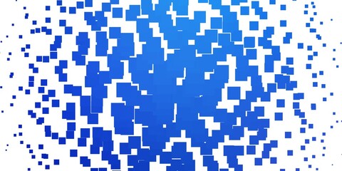 Light BLUE vector template with rectangles. Modern design with rectangles in abstract style. Template for cellphones.