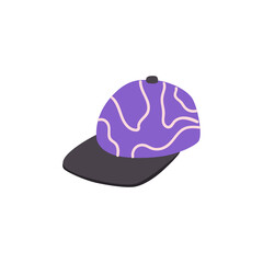 Vector hip hop rap style cap icon
