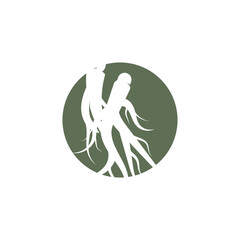 Ginseng  Logo Template vector symbol