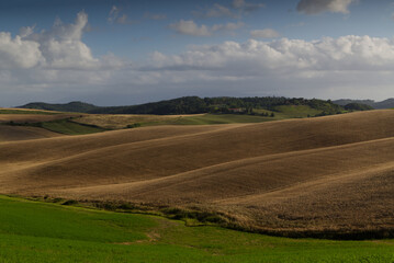 Fototapeta na wymiar View of the Tuscan countryside