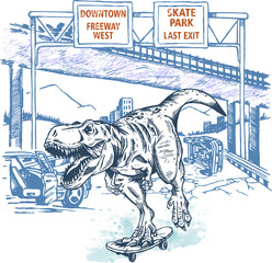 Dino skater.