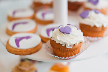 cupcakes with icing