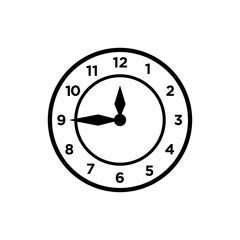Clock line icon