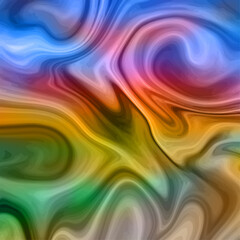 Modern colorful liquid waves.  Art design.