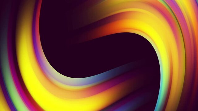 4K Loop Twisted Colorful Gradient Background