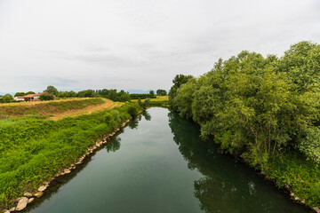 Fototapeta premium Landscape - River Tesina
