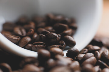 Coffee beans ready for a tasteful coffee