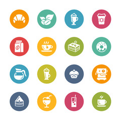 Coffee Shop Icons // Fresh Colors