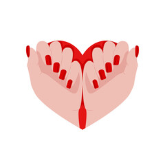 Obraz premium Manicure Logo Image