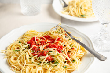 pasta with tomato sauce