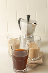 cup of coffee and sugar