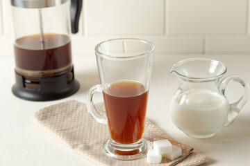 cup of tea and teapot