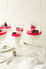 red wine and strawberries