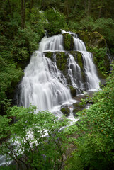 Steelhead Falls Mission BC. Water flowing over Steelhead Falls near Mission BC.

